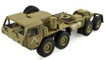 U.S. Militaire leger vrachtwagen V2 8x8 truck 1 op 12 RTR zandkleurig